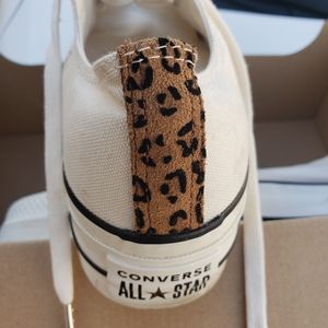 Platform Converse with cheetah print